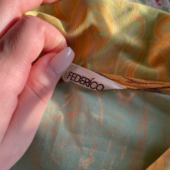 RARE FIND! Vintage 70s / 80s Mucha button down hippie shirt - Picture 4 of 6